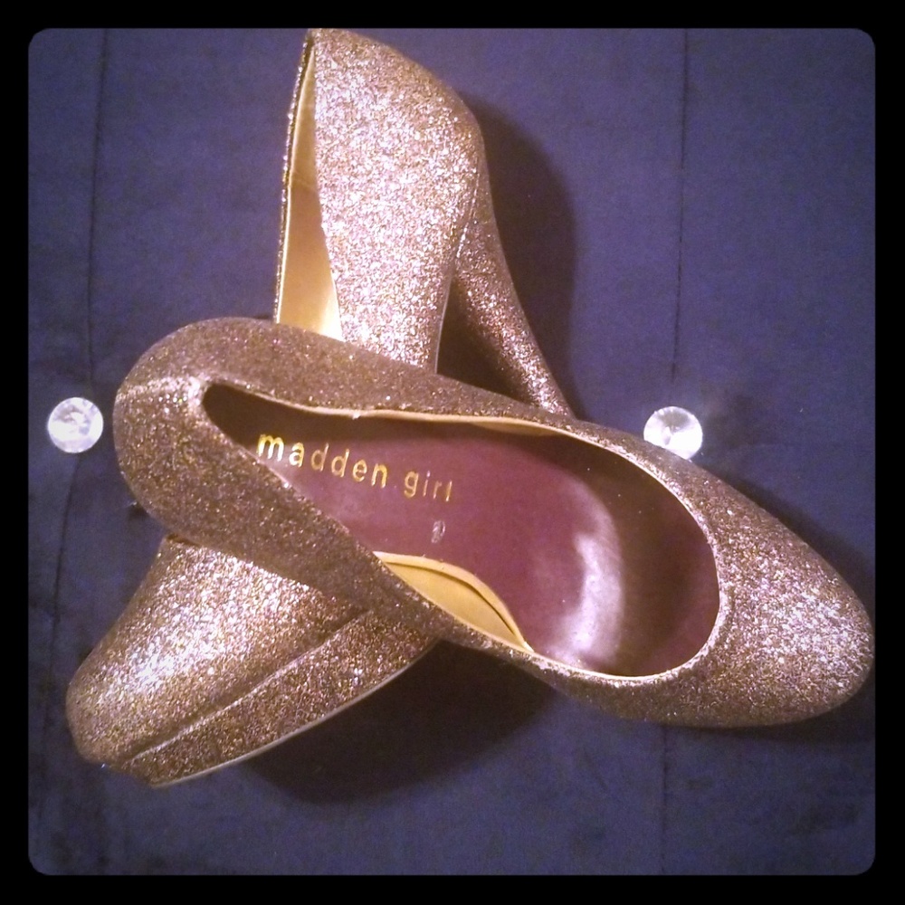 Glitter heels